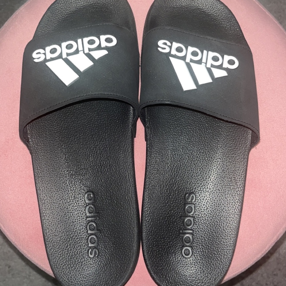 Big kids adidas slides